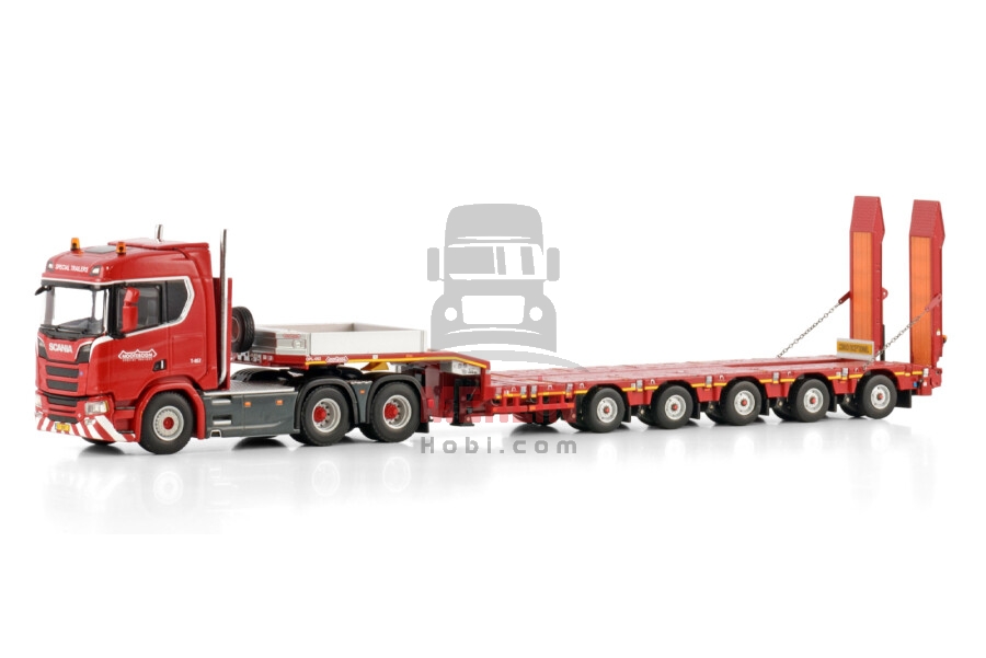 1/50 Nooteboom Red Line; SCANIA R NORMAL CR20N 6X4 MANOOVR - 5 AXLE