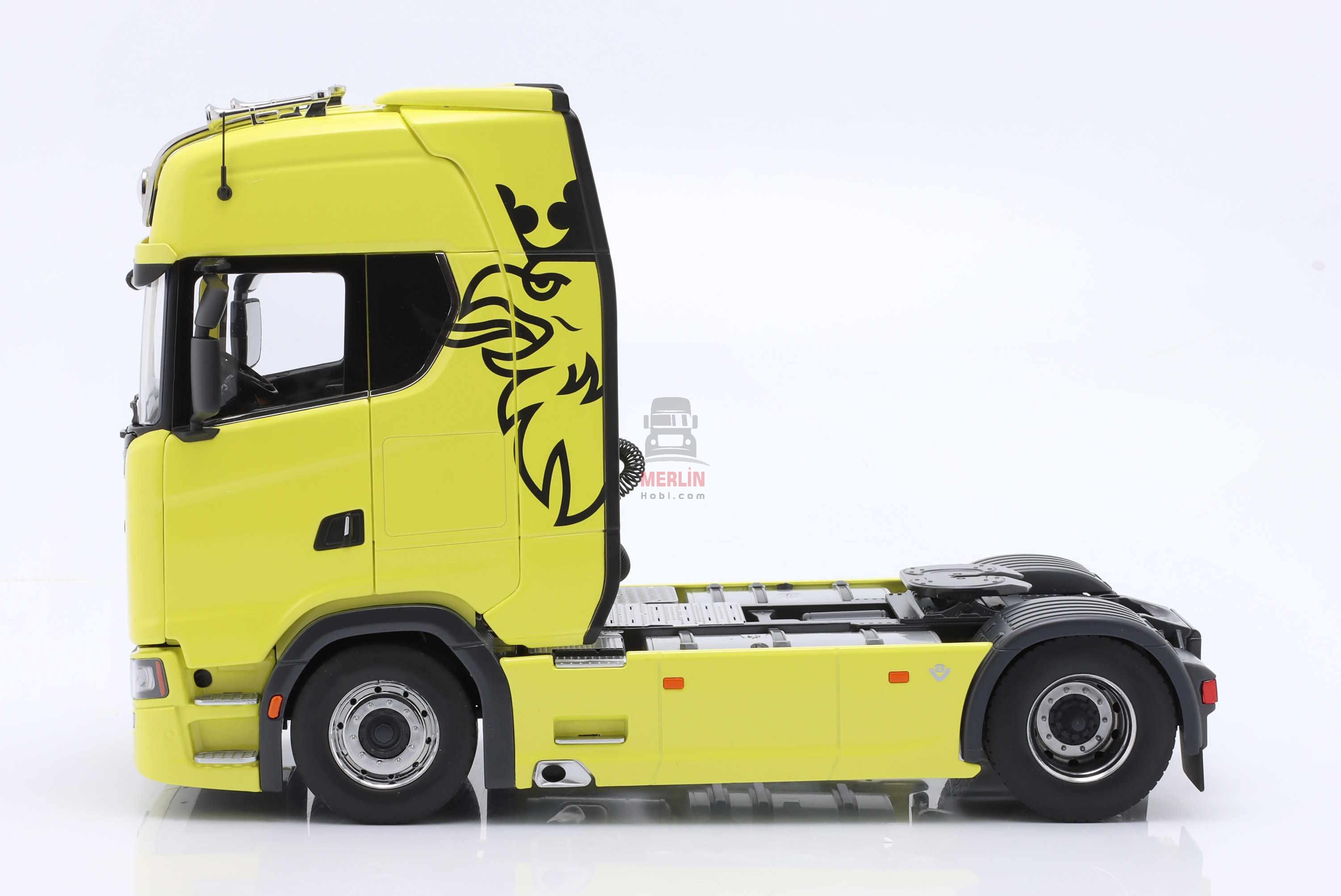 1/18 Scania V8 730S 4x2 - Sarı Renk