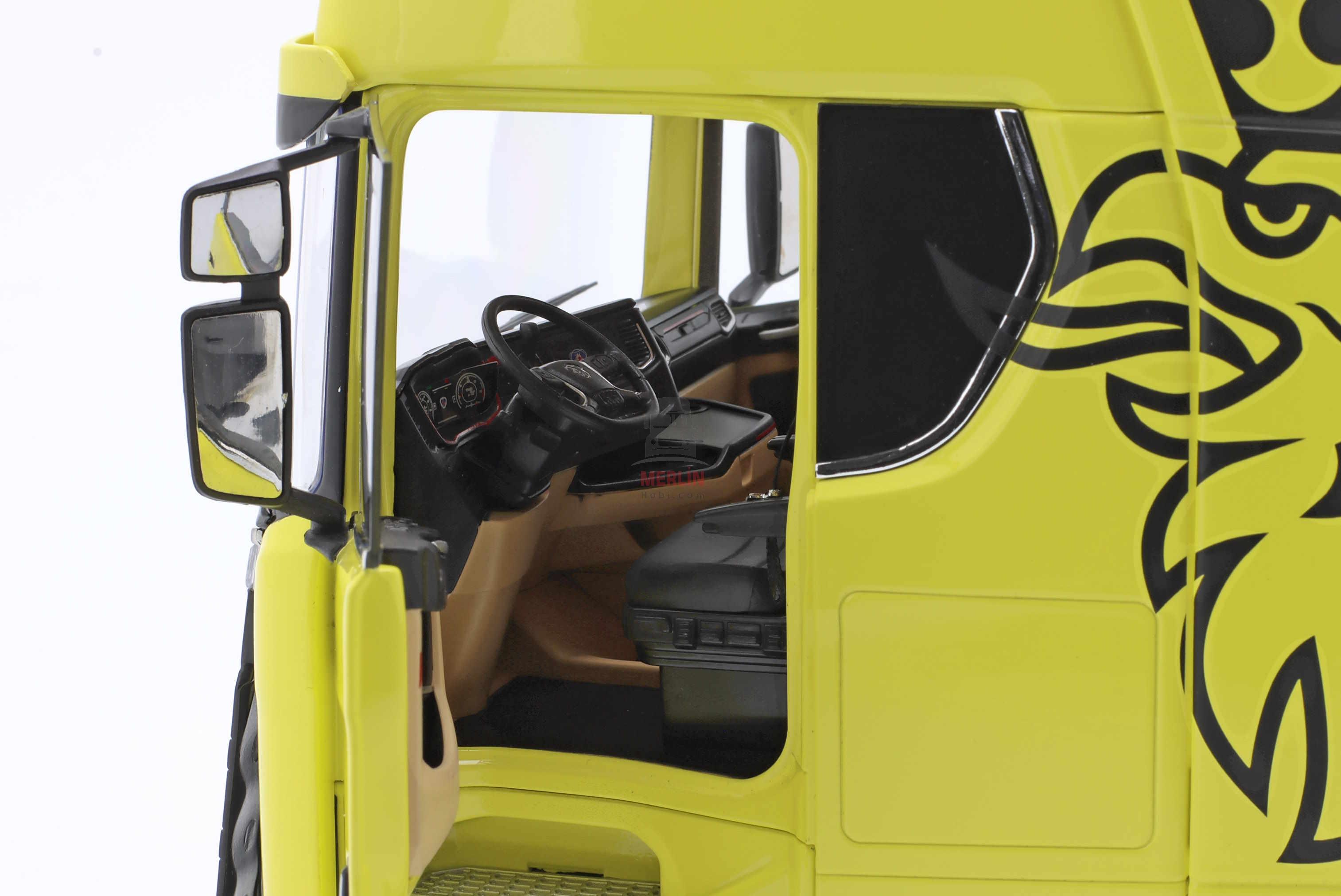 1/18 Scania V8 730S 4x2 - Sarı Renk