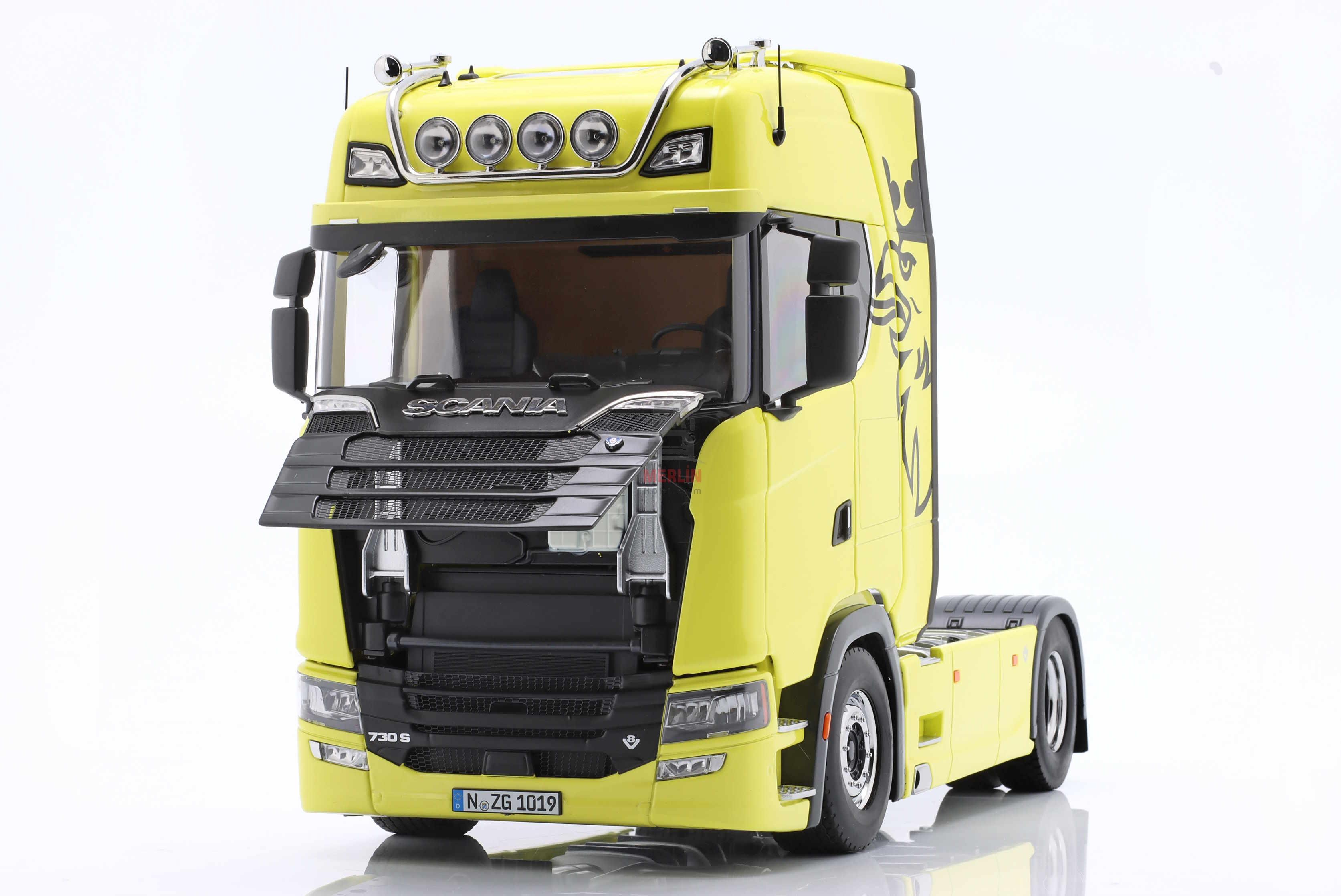 1/18 Scania V8 730S 4x2 - Sarı Renk