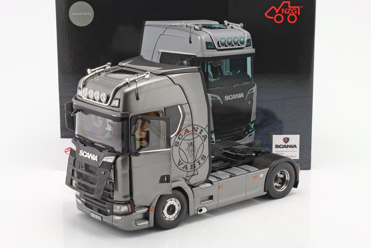 1/18 Scania V8 730S 4x2 GRİ Renk - nzg
