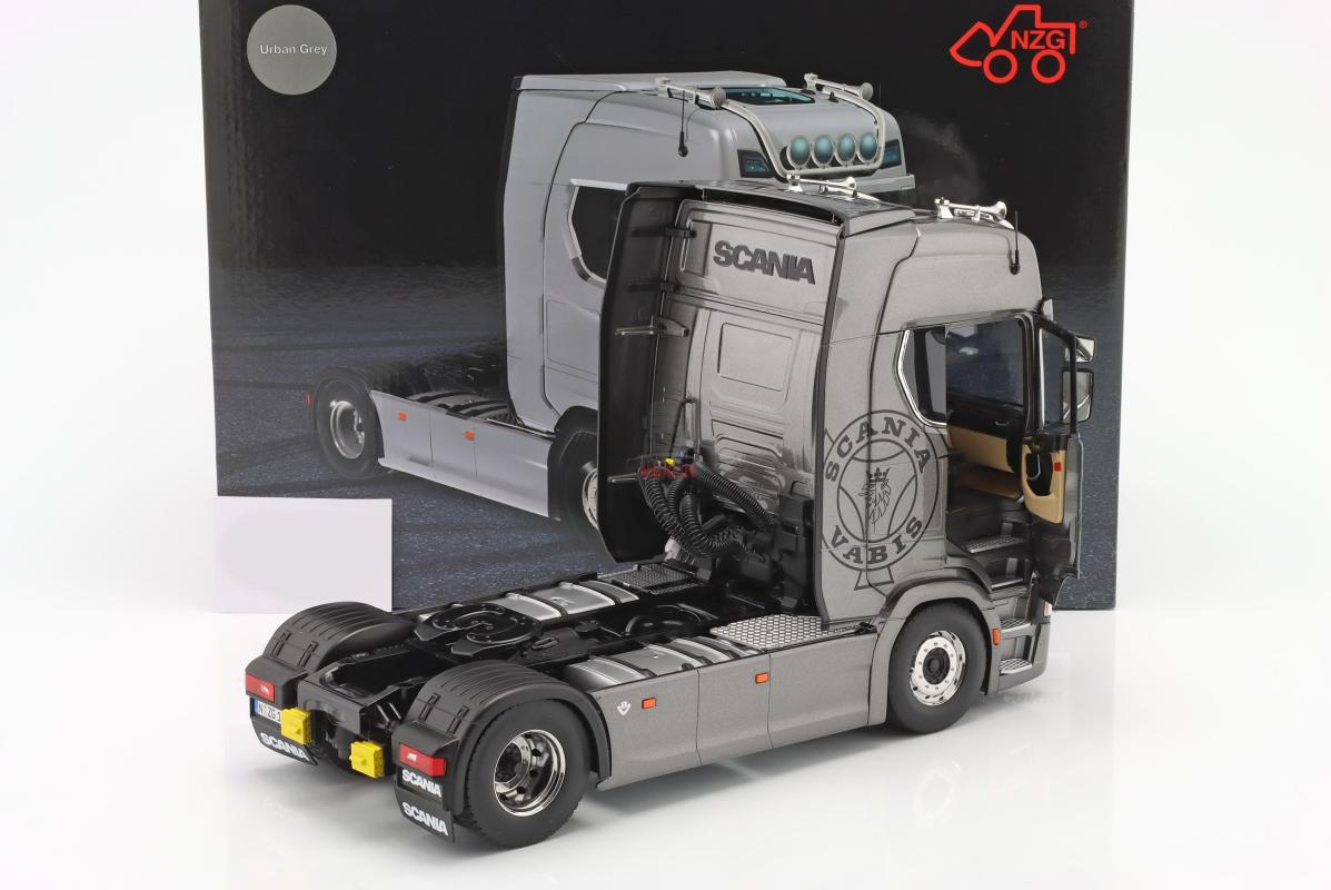 1/18 Scania V8 730S 4x2 GRİ Renk - nzg