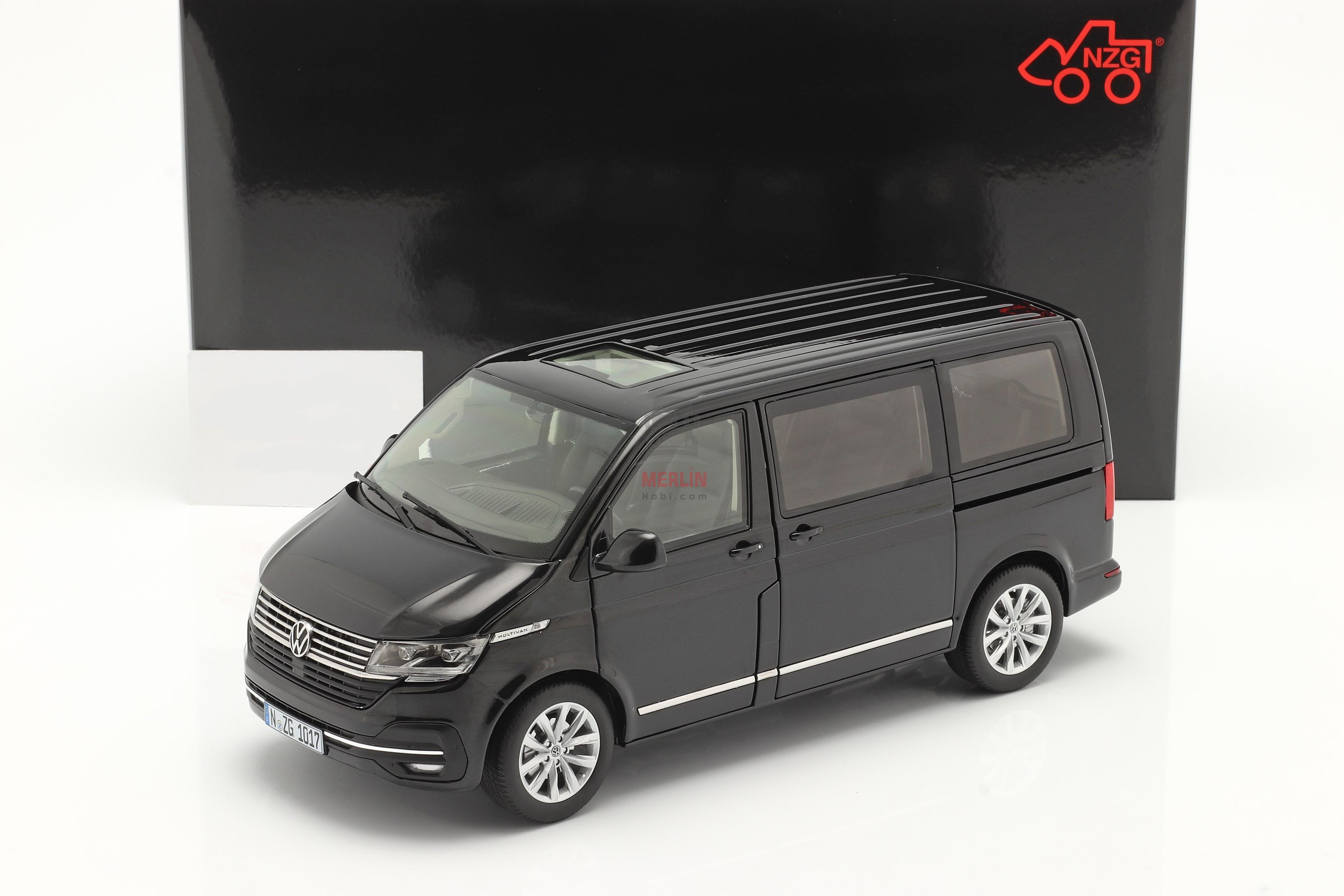 1/18 Volkswagen T6.1 koyu siyah