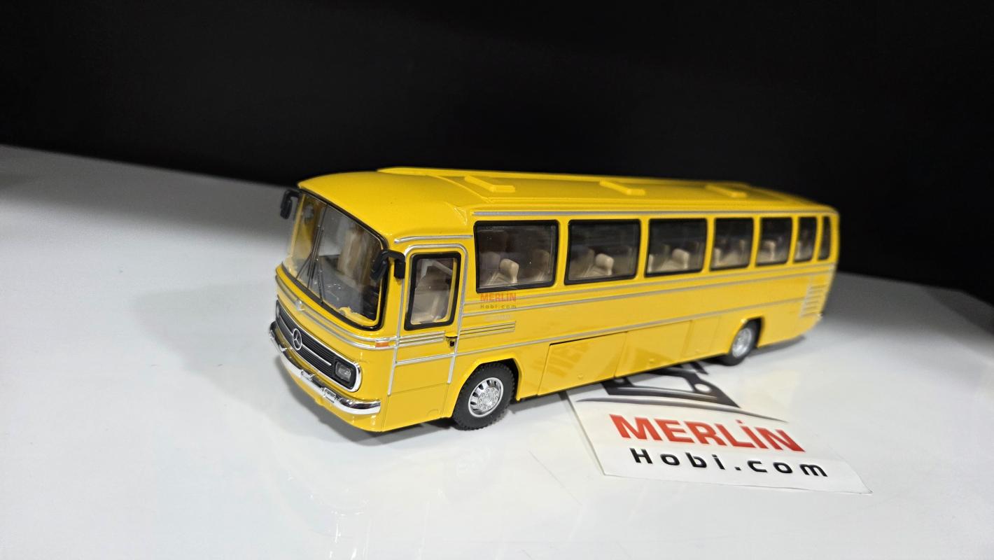 1/43 Ölçek - Mercedes Benz O302 Klasik Otobüs - Sarı Renk