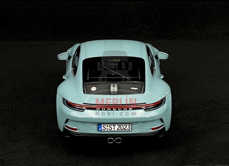 1/18 Norev Porsche 911 S/T 2023 Bleu Meissen 