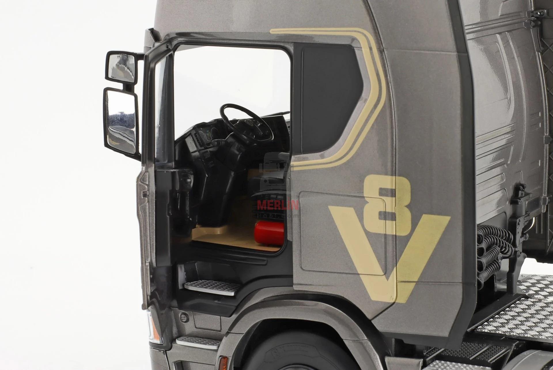 1/18 SCANIA - R-SERIES TOPLINE V8 -  Gri V8