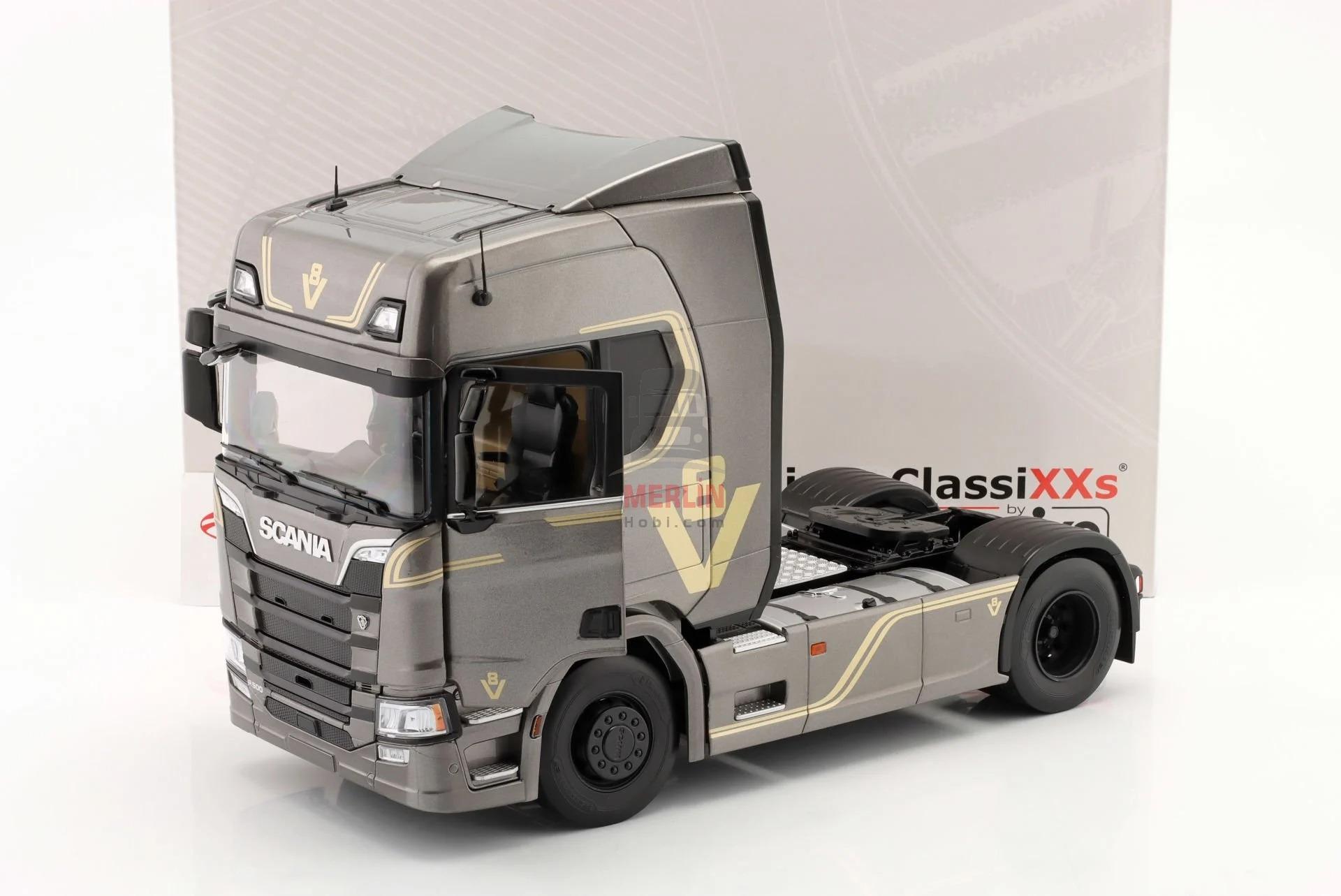 1/18 SCANIA - R-SERIES TOPLINE V8 -  Gri V8