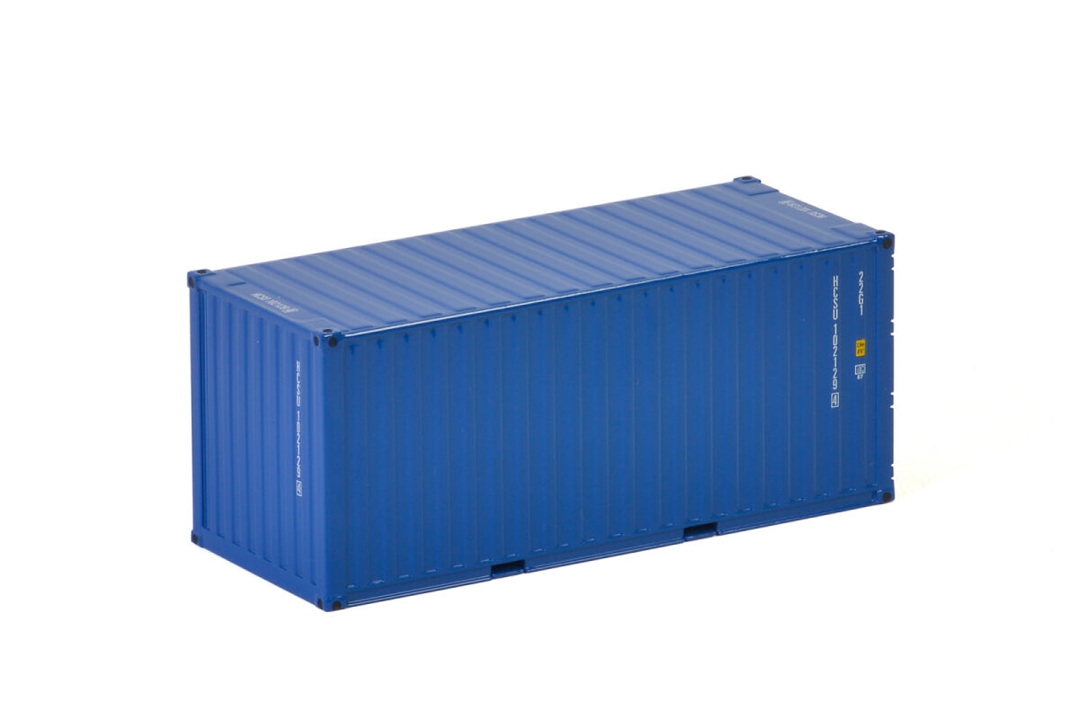 Logosuz Mavi Renk 20 ft  Konteyner