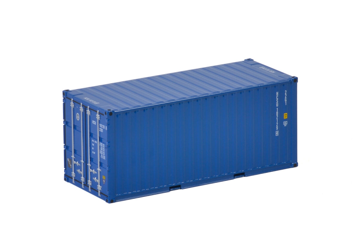 Logosuz Mavi Renk 20 ft  Konteyner