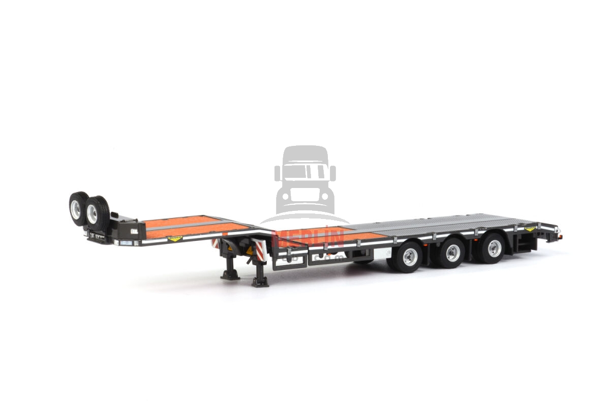 1/50 Premium Line; BROSHUIS SEMI LOWLOADER- 3 AXLE - Lowbed