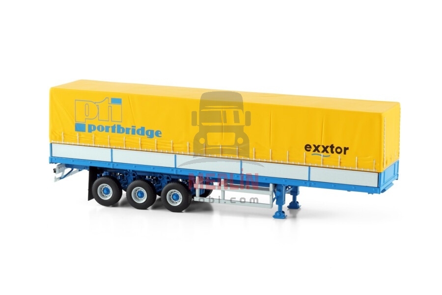 1/50 - Tenteli - Premium Line; CLASSIC CURTAINSIDER TRAILER - 3 AXLE