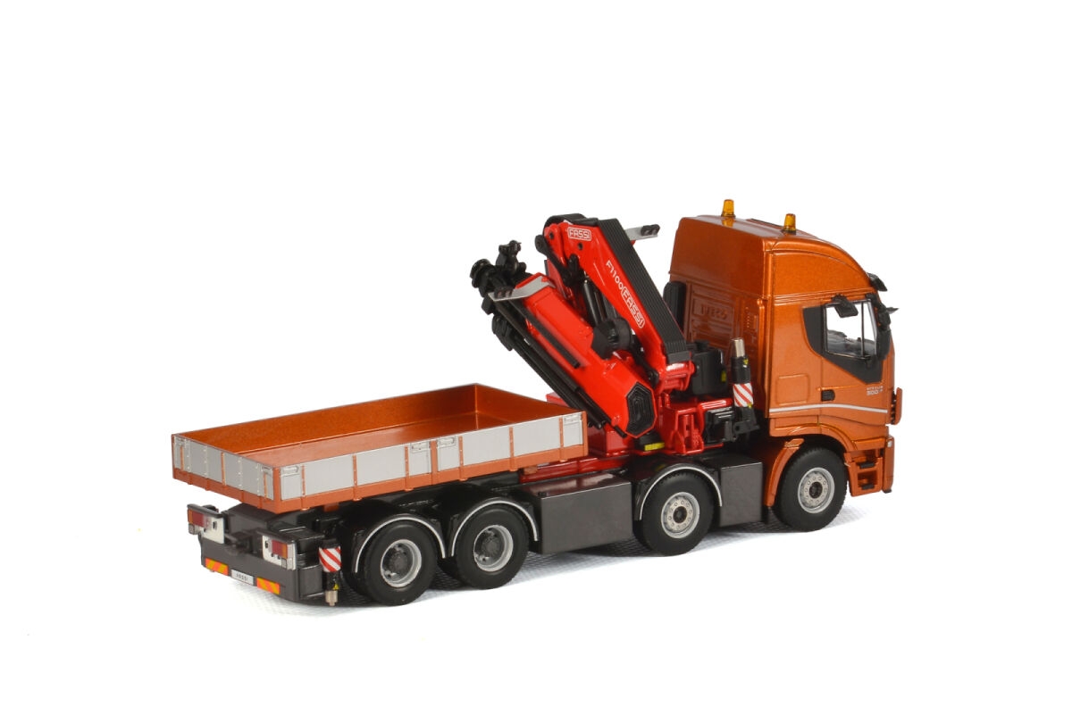 İveco STRALIS HIGHWAY 8x4 FASSI 1100 + BALLAST BOX Vinçler