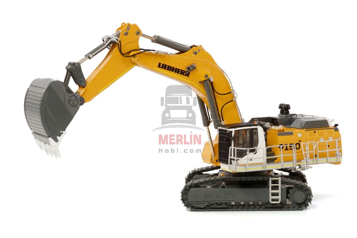 1/50 Liebherr R9150 SARI Renk Paletli Eskavatör