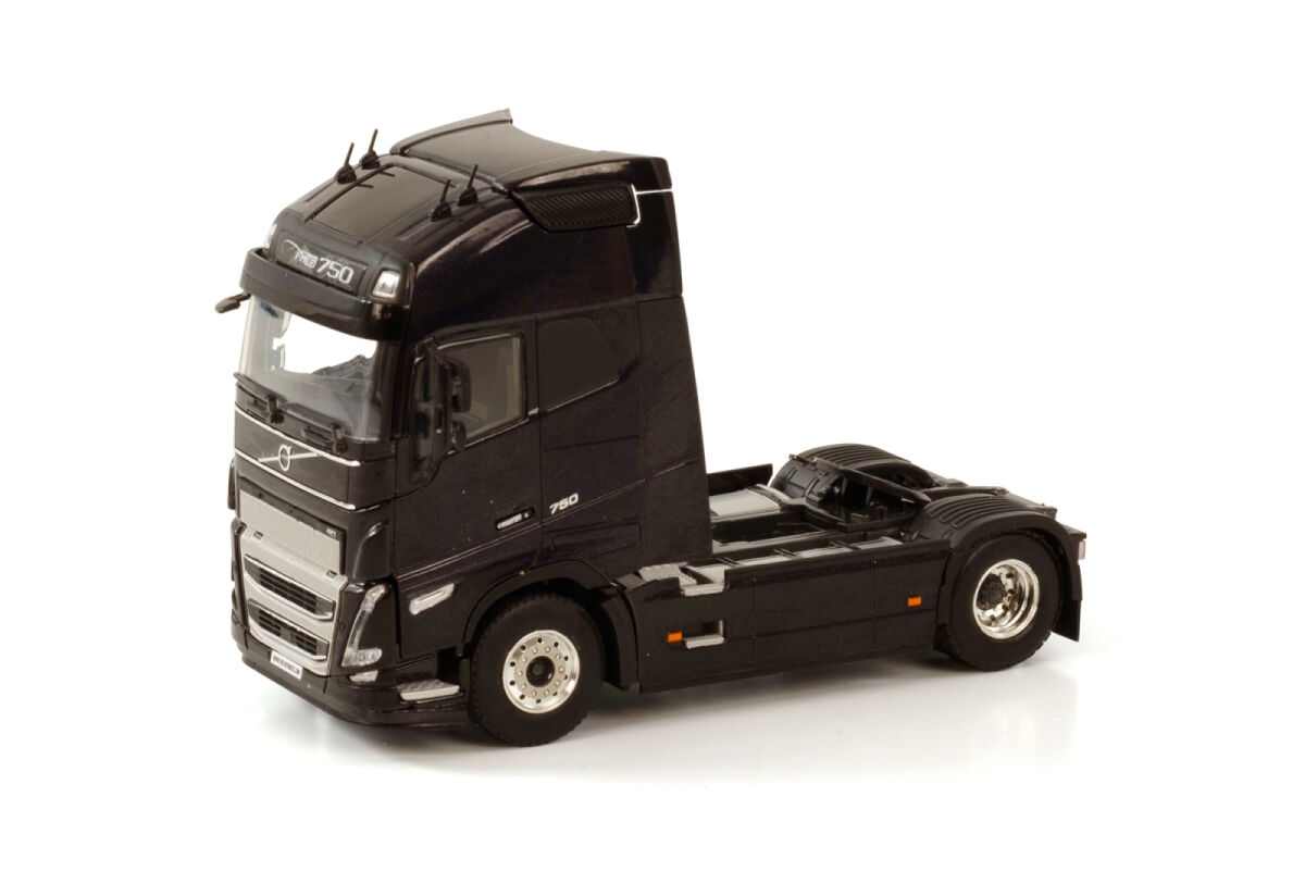 1/50 Volvo FH5 Globerotter XL  4x2 - Siyah Tır Çekici