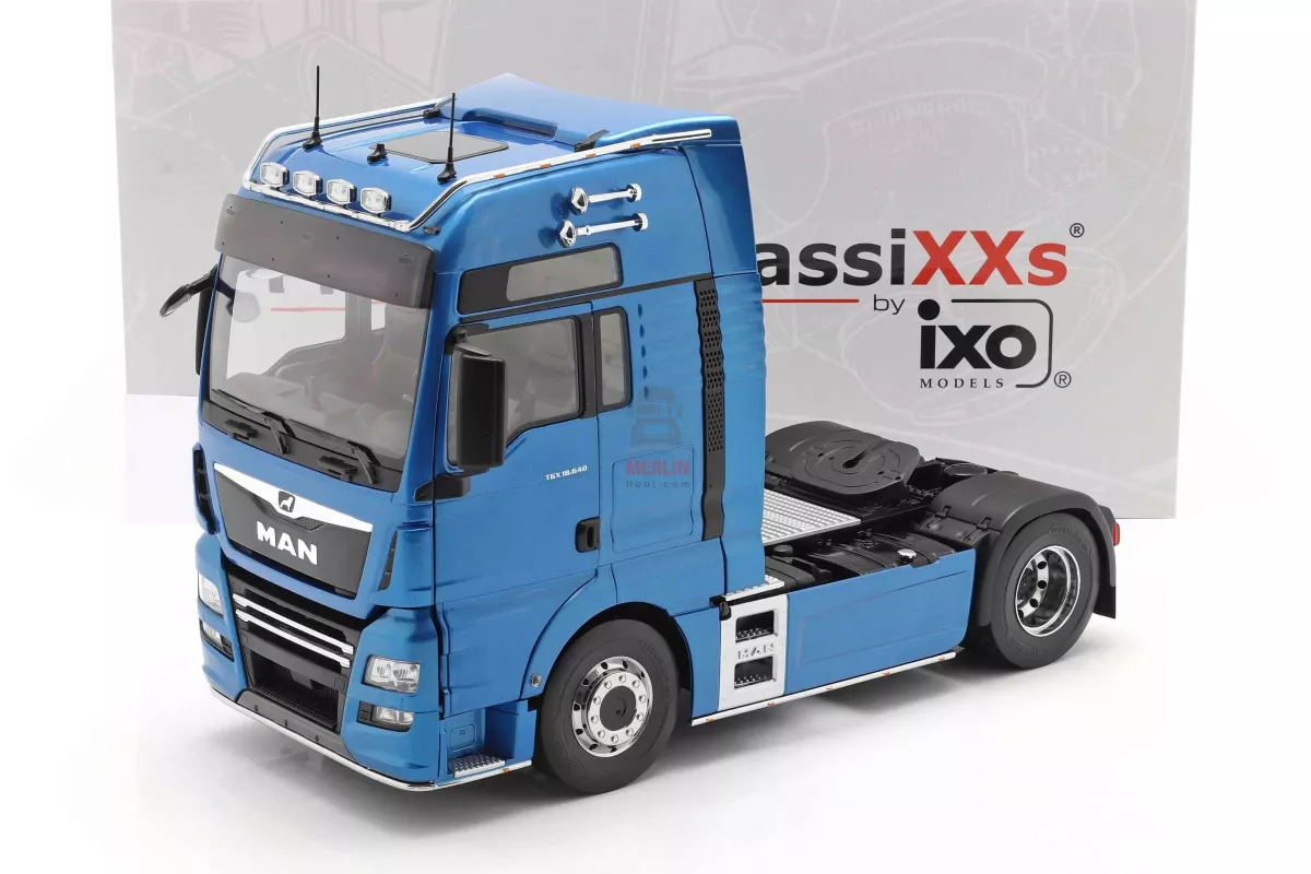1/18 MAN TGX XXL 2018 - Mavi Renk