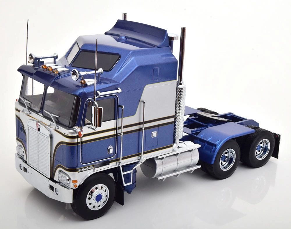 1/18 Kenworth K100 Aerodyne Truck year 1976 blaumetallic/silber 1:18 Road Kings