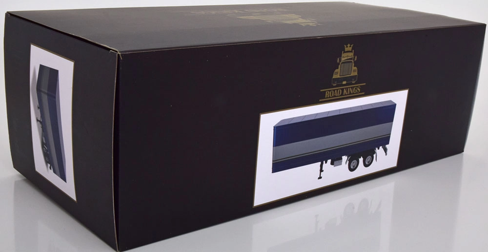 1/18 Semi-Trailer blaumetallic/silber 1:18 Road Kings