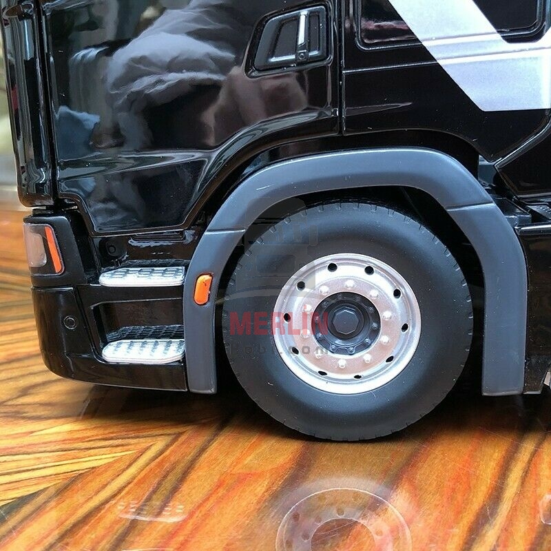 1/18 Scania V8 730S 4x2 Siyah Vabis & Lohr car transporter