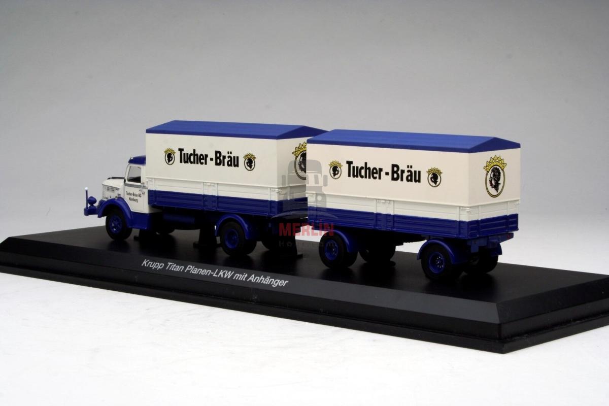1/43 Krupp Titan Land-Train Truck  Tucher Brau -Schuco
