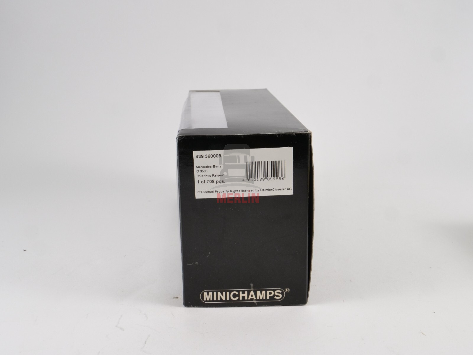 1/43 scale - Minichamps Mercedez Benz 0 3500 Klenkes Reisen