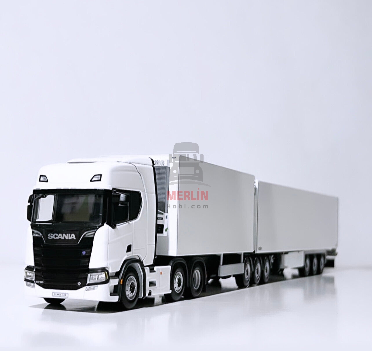 1/50 Scania NEXTGEN R730 6X2  + LZV Dolly + Frigo Soğutuculu Trailer