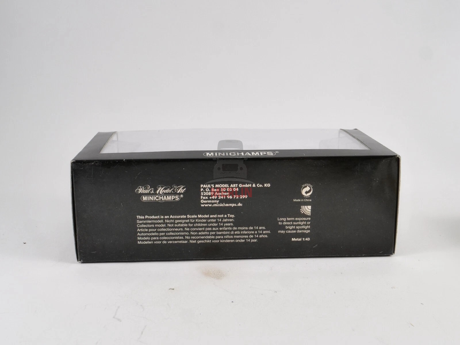 1/43 scale - Minichamps Mercedez Benz 0 3500 Klenkes Reisen