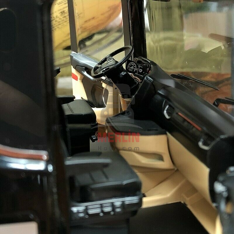 1/18 Scania V8 730S 4x2 Siyah Vabis & Lohr car transporter