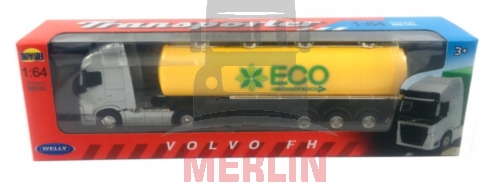 1/64 - Volvo FH4 4x2 ve Tanker Dorse  Welly Tır Çekici