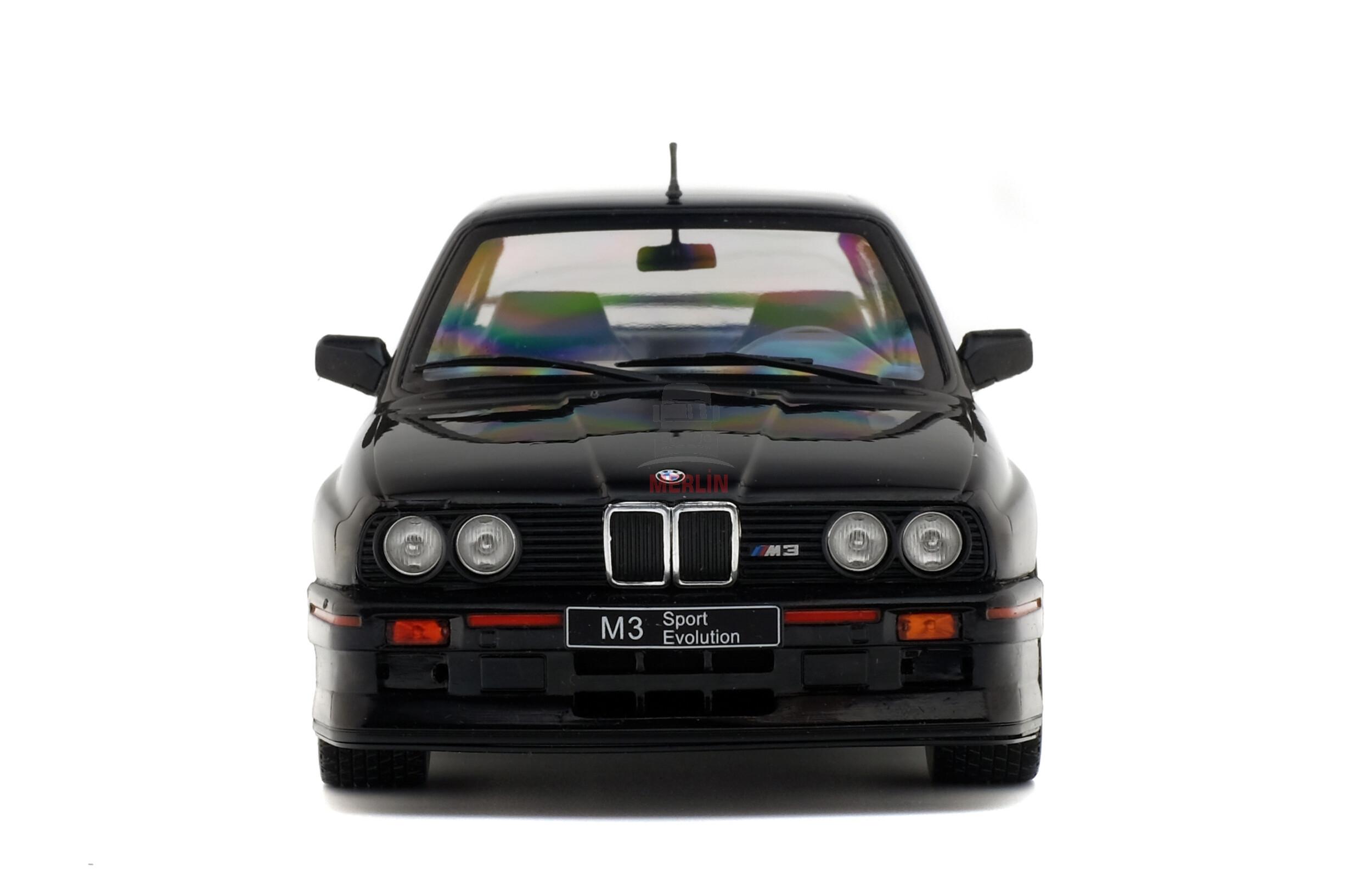 Solido 1/18 Scale S1801501 - BMW E30 SPORT EVO – BLACK – 1990