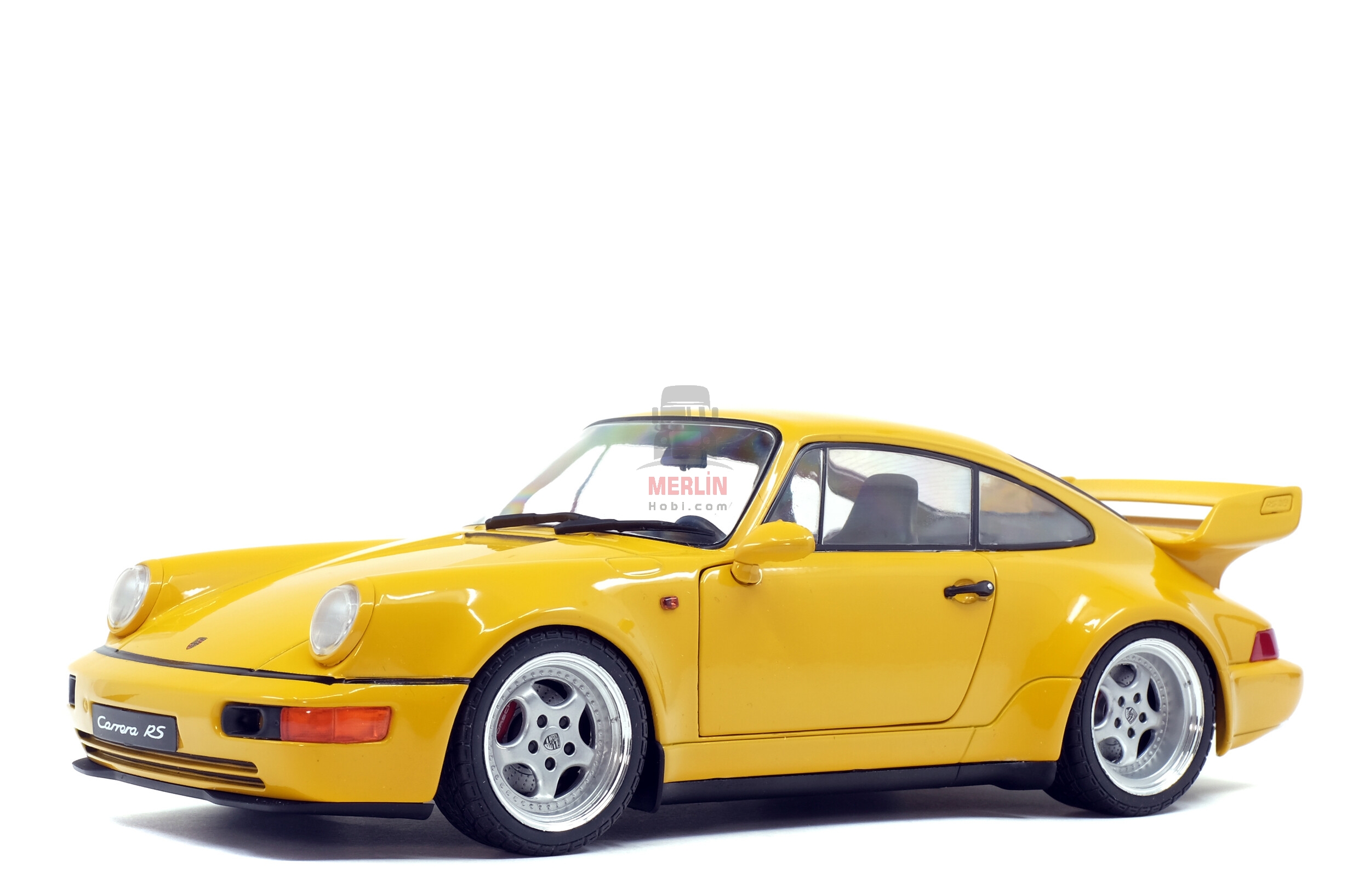 1/18 -PORSCHE 911 (964) CARRERA 3.8 RS – JAUNE VITESSE – 1990