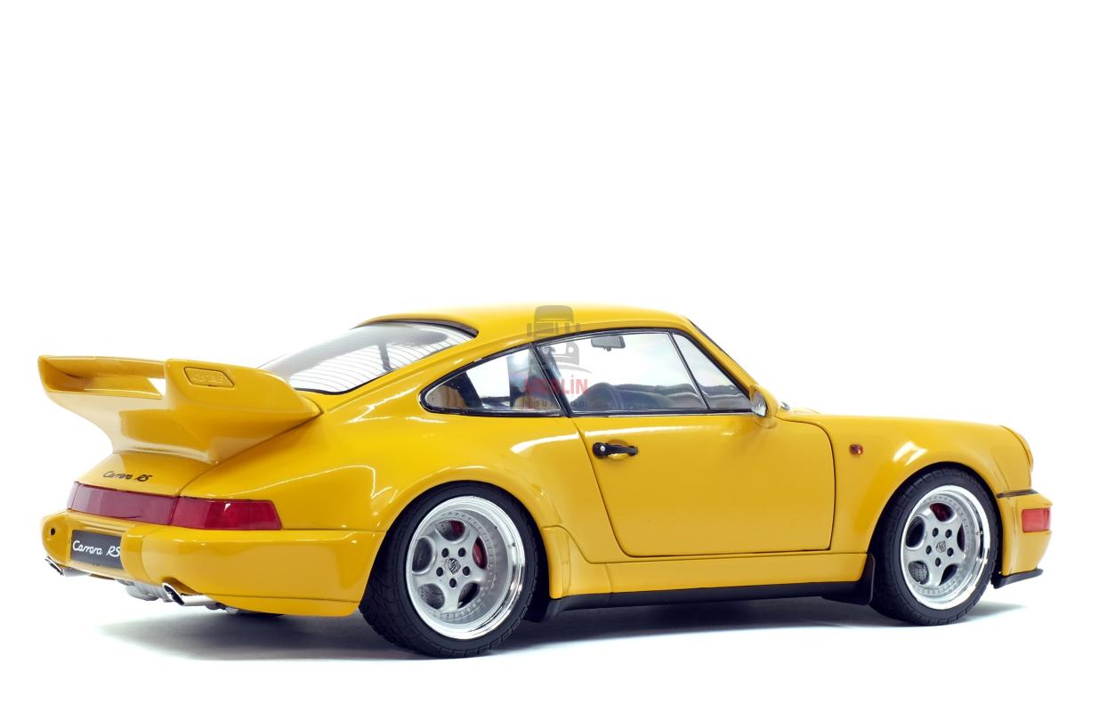 1/18 -PORSCHE 911 (964) CARRERA 3.8 RS – JAUNE VITESSE 