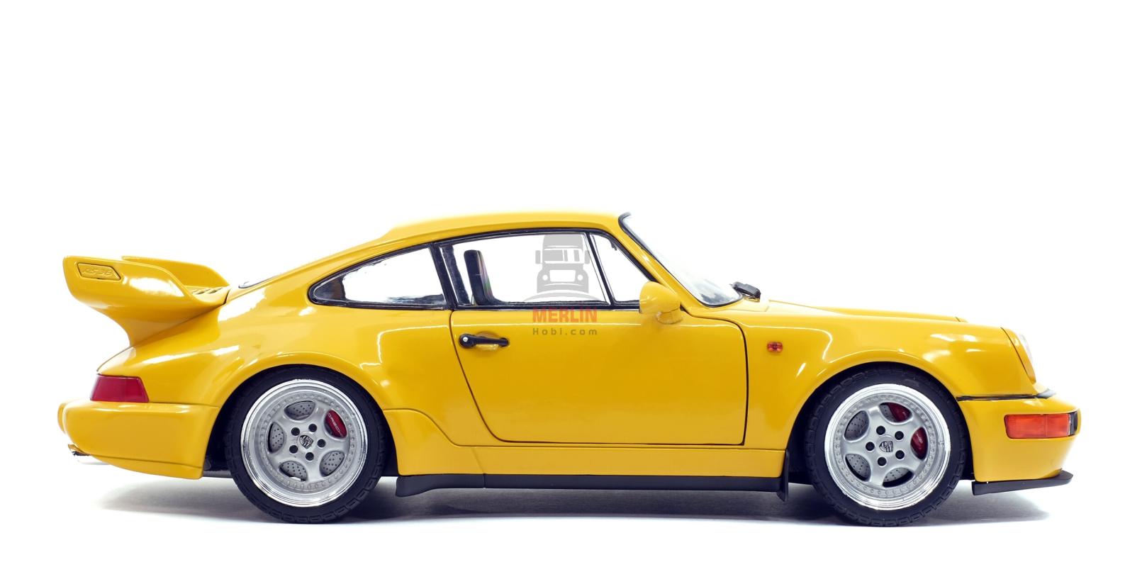1/18 -PORSCHE 911 (964) CARRERA 3.8 RS – JAUNE VITESSE 