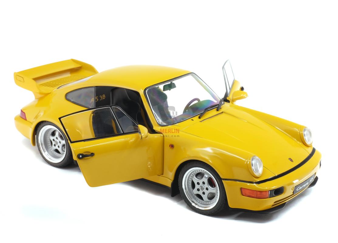 1/18 -PORSCHE 911 (964) CARRERA 3.8 RS – JAUNE VITESSE 