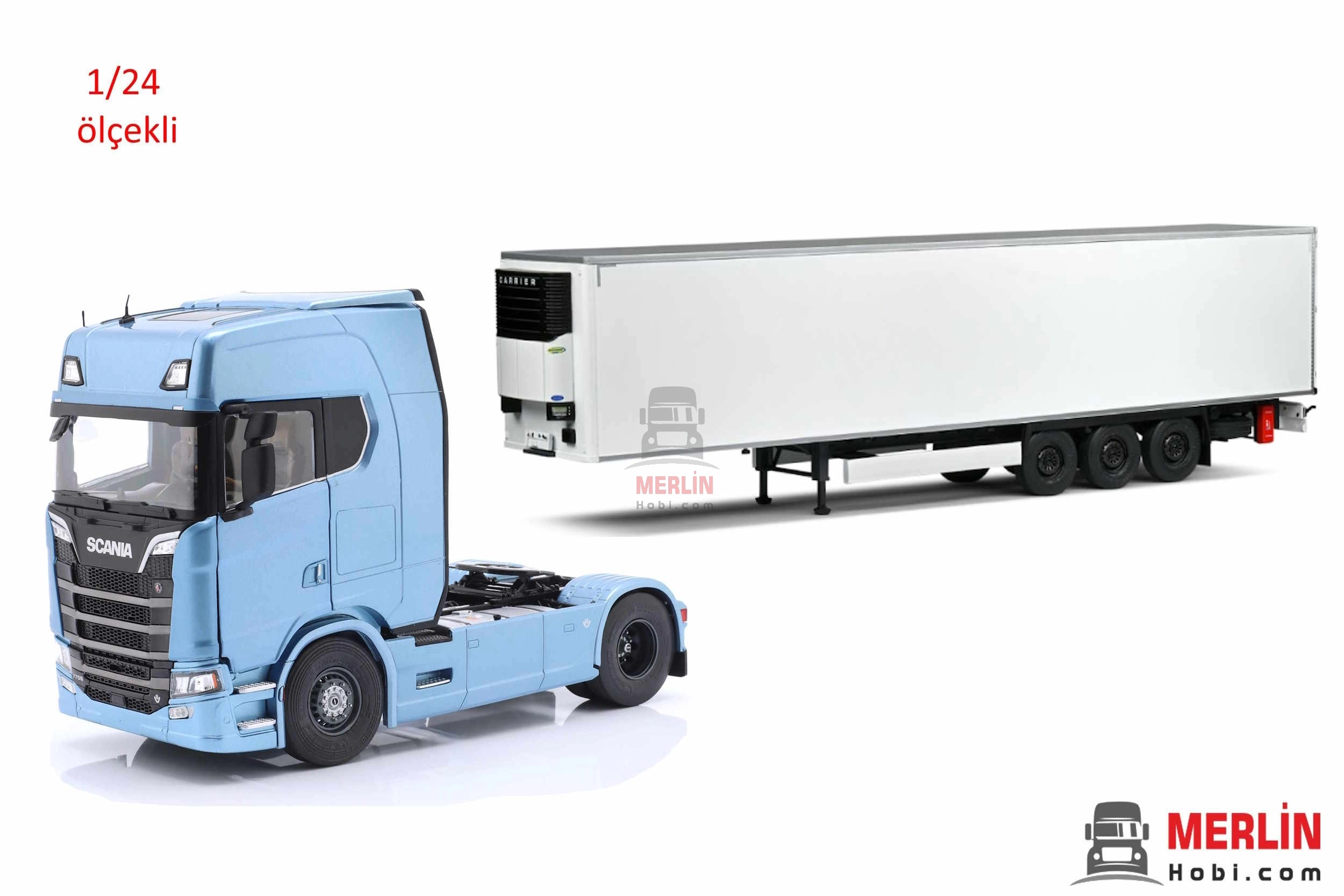 1/24 Volvo FH5 XL 500 + Soğutuculu Treyler – Solido