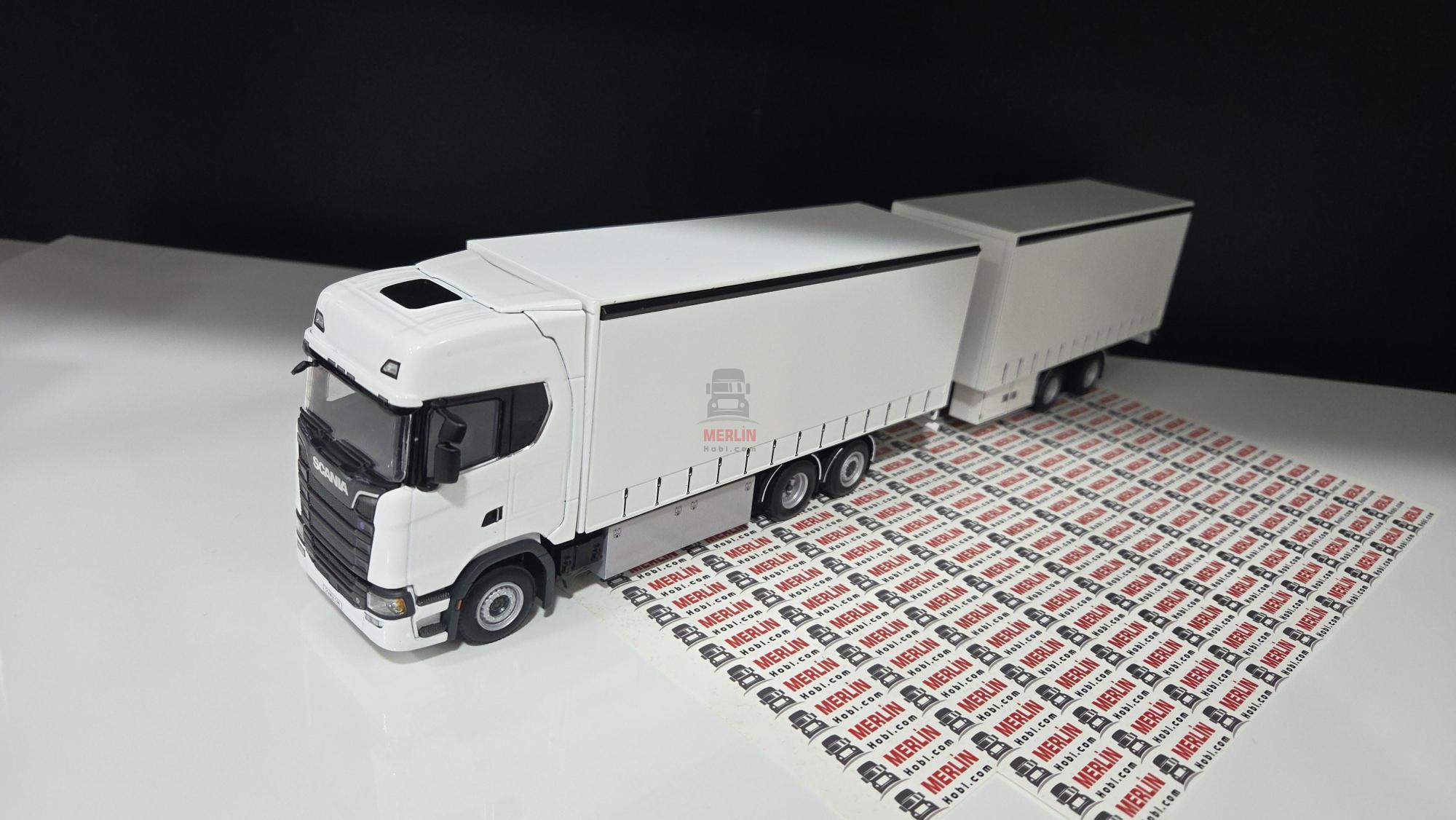1/50 Rigid; Scania Highline 6x2 Kamyon + Tenteli Römork