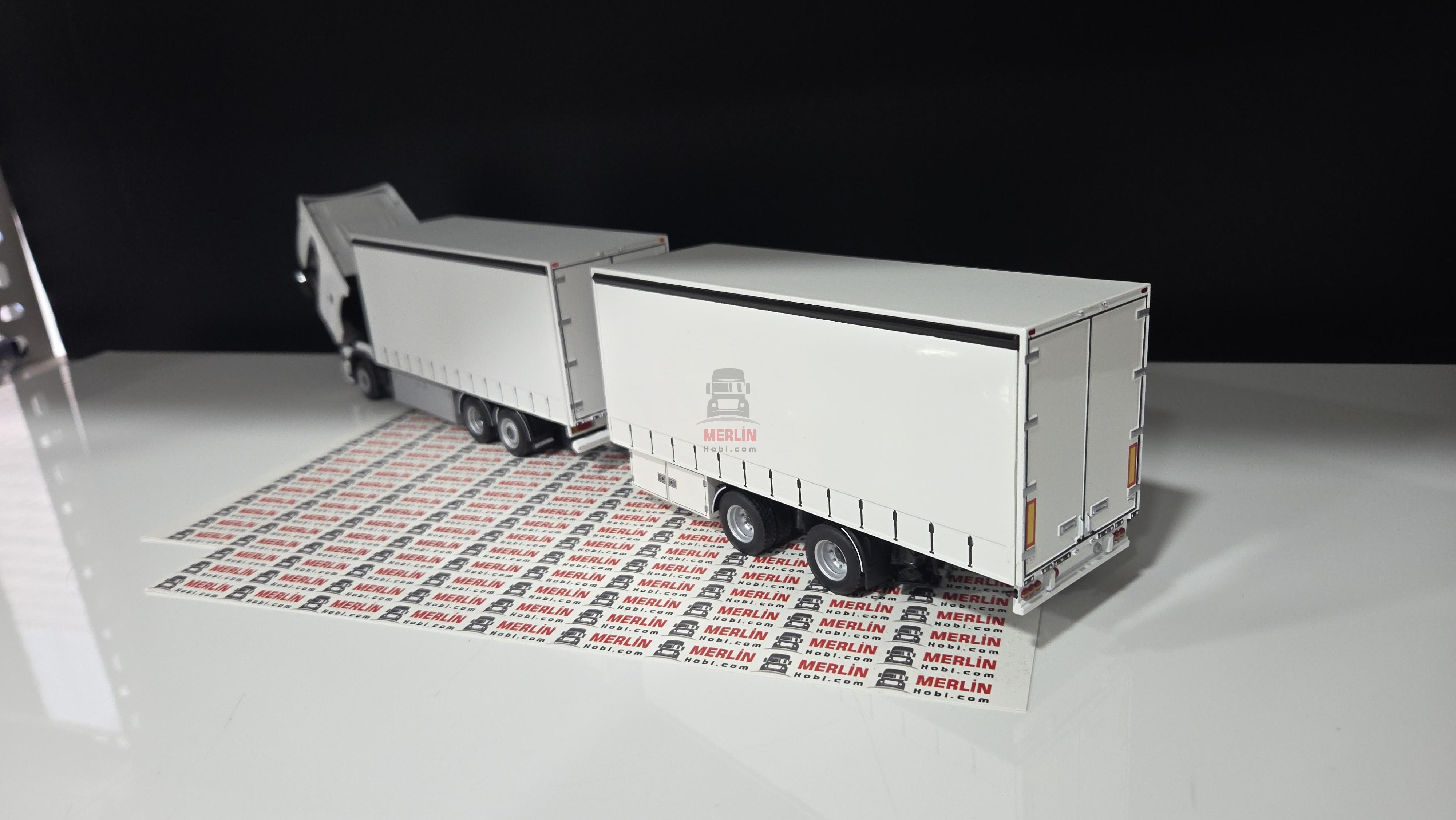 1/50 Rigid; Scania Highline 6x2 Kamyon + Tenteli Römork