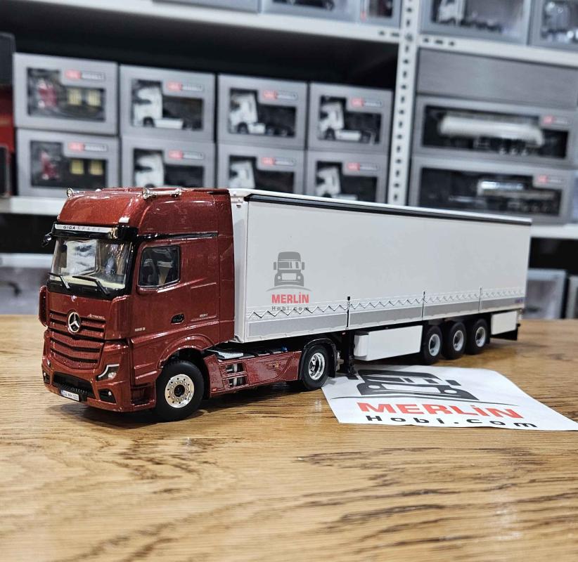 1/50 - Mercedes ACTROS L MP5  4X2 + Schmitz Tenteli  Trailer
