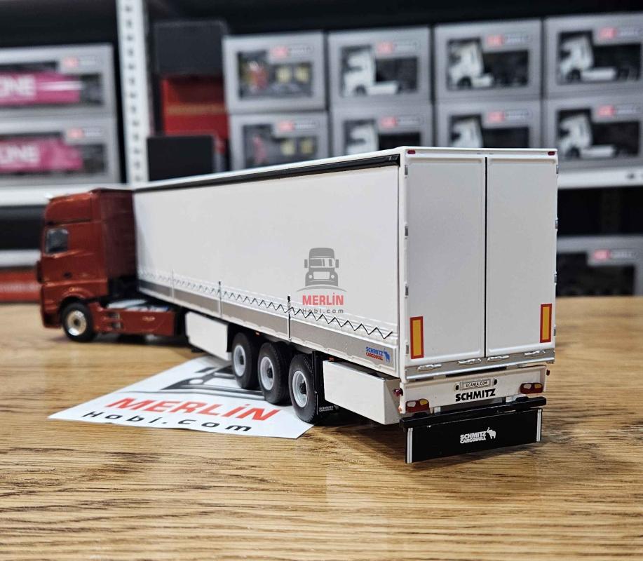 1/50 - Mercedes ACTROS L MP5  4X2 + Schmitz Tenteli  Trailer