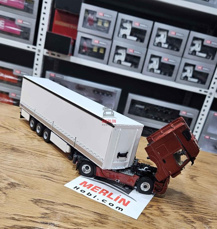 1/50 - Mercedes ACTROS L MP5  4X2 + Schmitz Tenteli  Trailer