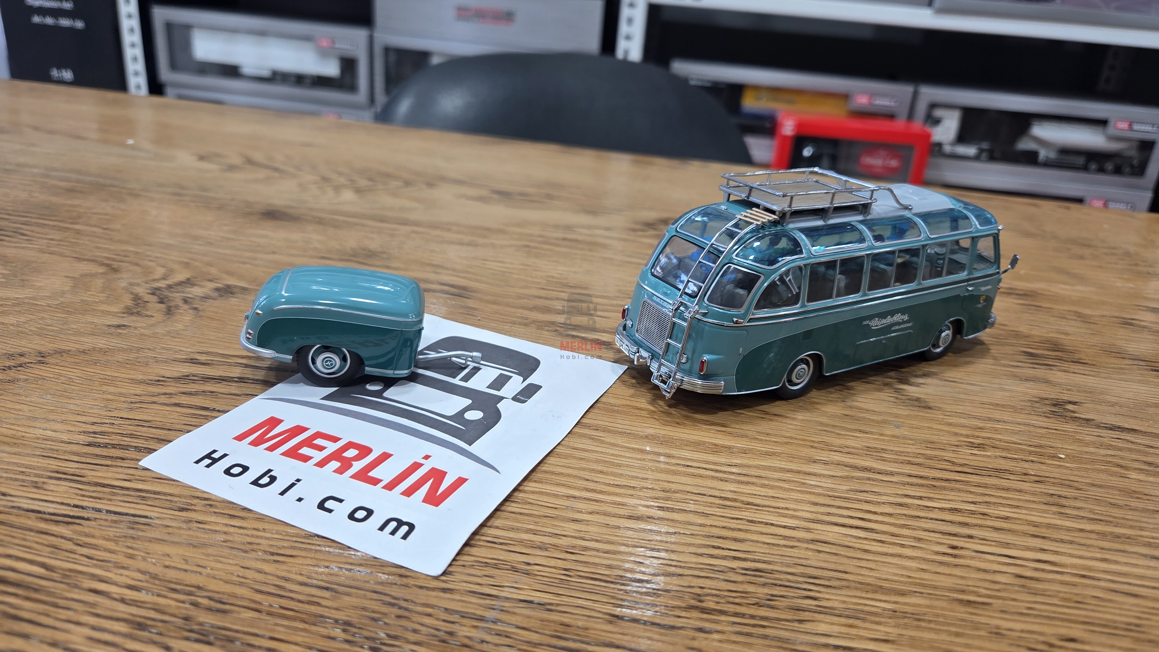 1/43 Ölçek -ikinci el - Setra S6 Otobüs - 1955