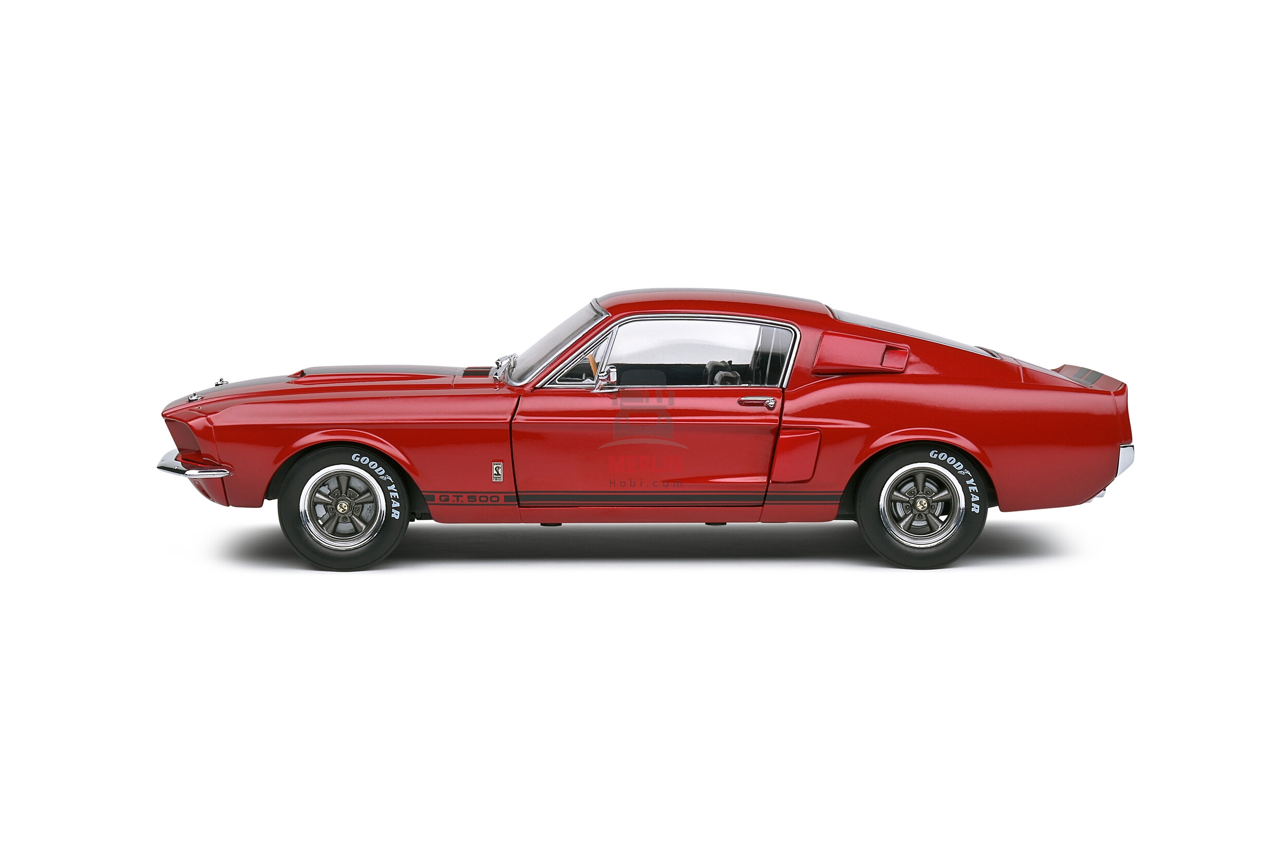 1/18 -SHELBY GT500 – BURGUNDY RED – 1967- Solido