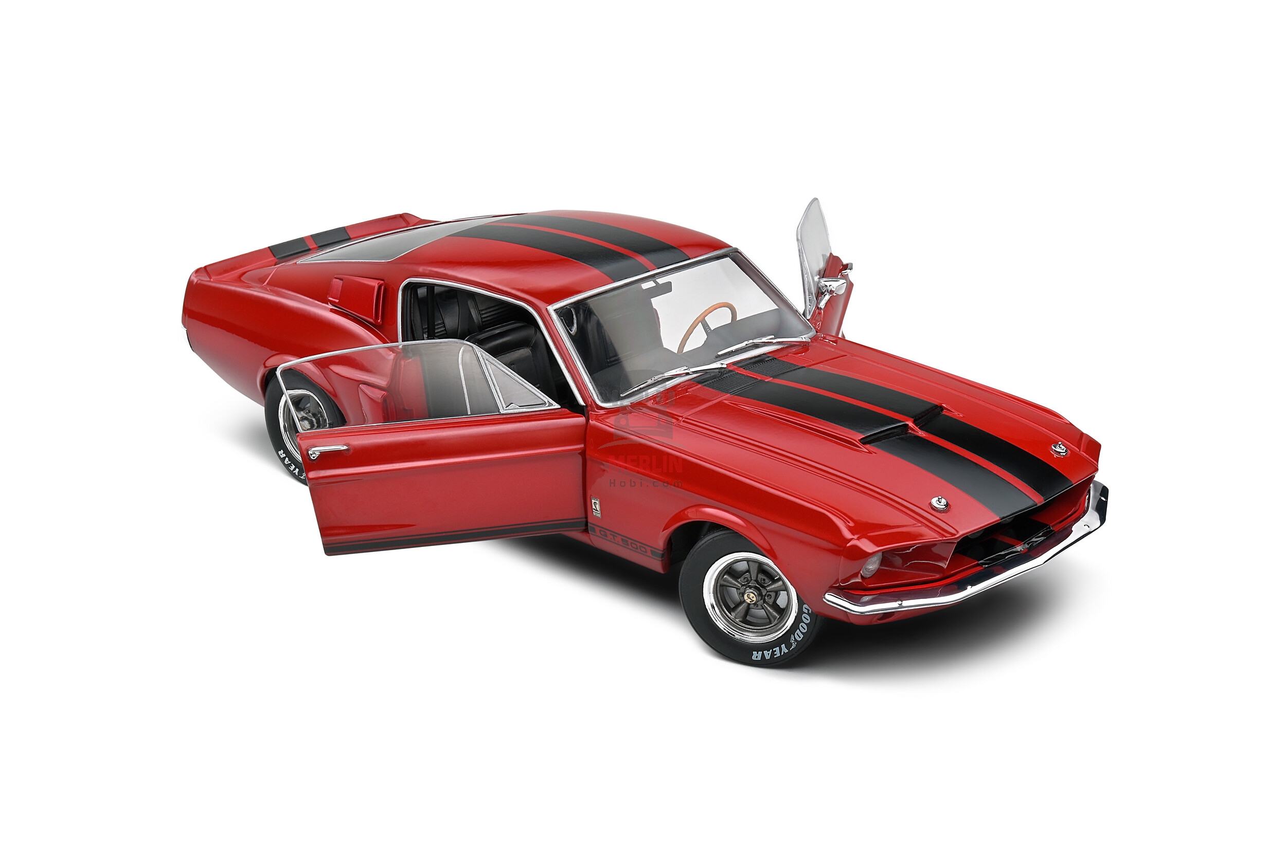 1/18 -SHELBY GT500 – BURGUNDY RED – 1967- Solido