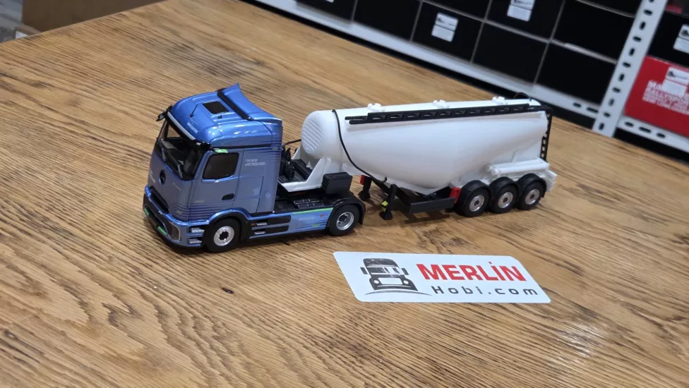 1/43  Mercedes Benz EActros 2026 - PRO Kabin Mavi Renk Eligor Mp6