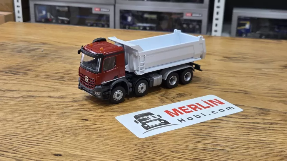 1/50  Mercedes AROCS 8X4 - CARNEHL Beyaz Damperli Kamyon