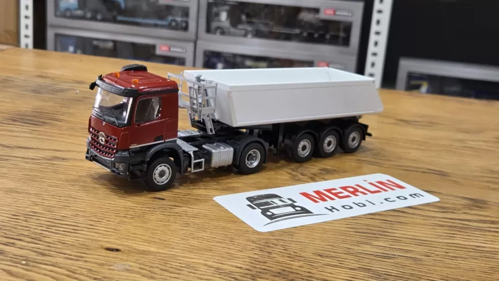 1/50 Mercedes-Benz Arocs 4x2 + SCHMITZ CARGOBULL kasalı damperli kamyon’’