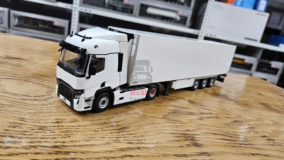 1/50 Renault T Range Evo  Beyaz + Frigo Trailer