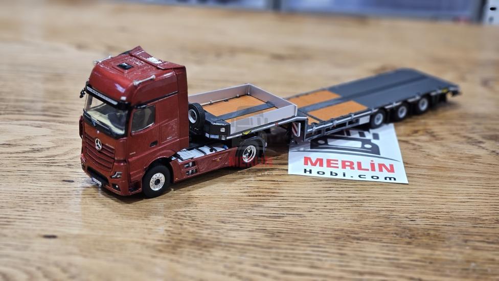 1/50 Mercedes Actros MP5 1853 4x2 +  Lowbed LOWLOADER- 3 AXLE