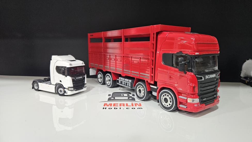 1/32 - Scania 8x4 V8 R730 Topline Özel imalat Kamyon