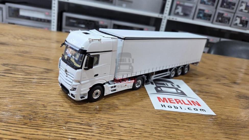 1/50 - Mercedes ACTROS L MP5  4X2 + Tenteli  Trailer