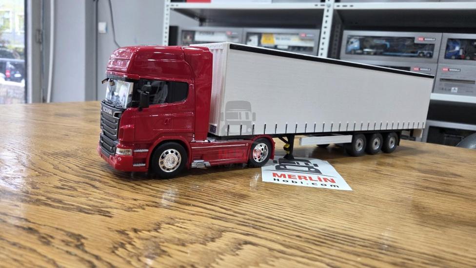 1/32 - Scania V8 R730 ve Tenteli Dorseli  Özel imalat